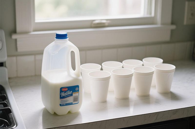 How Many Cups in a Half Gallon of Milk?